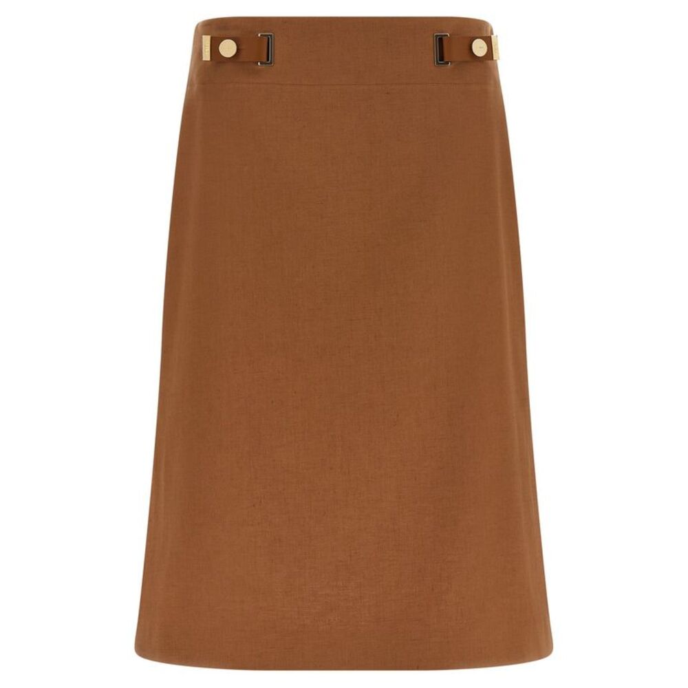 Fendi Women's New Linen Skirt